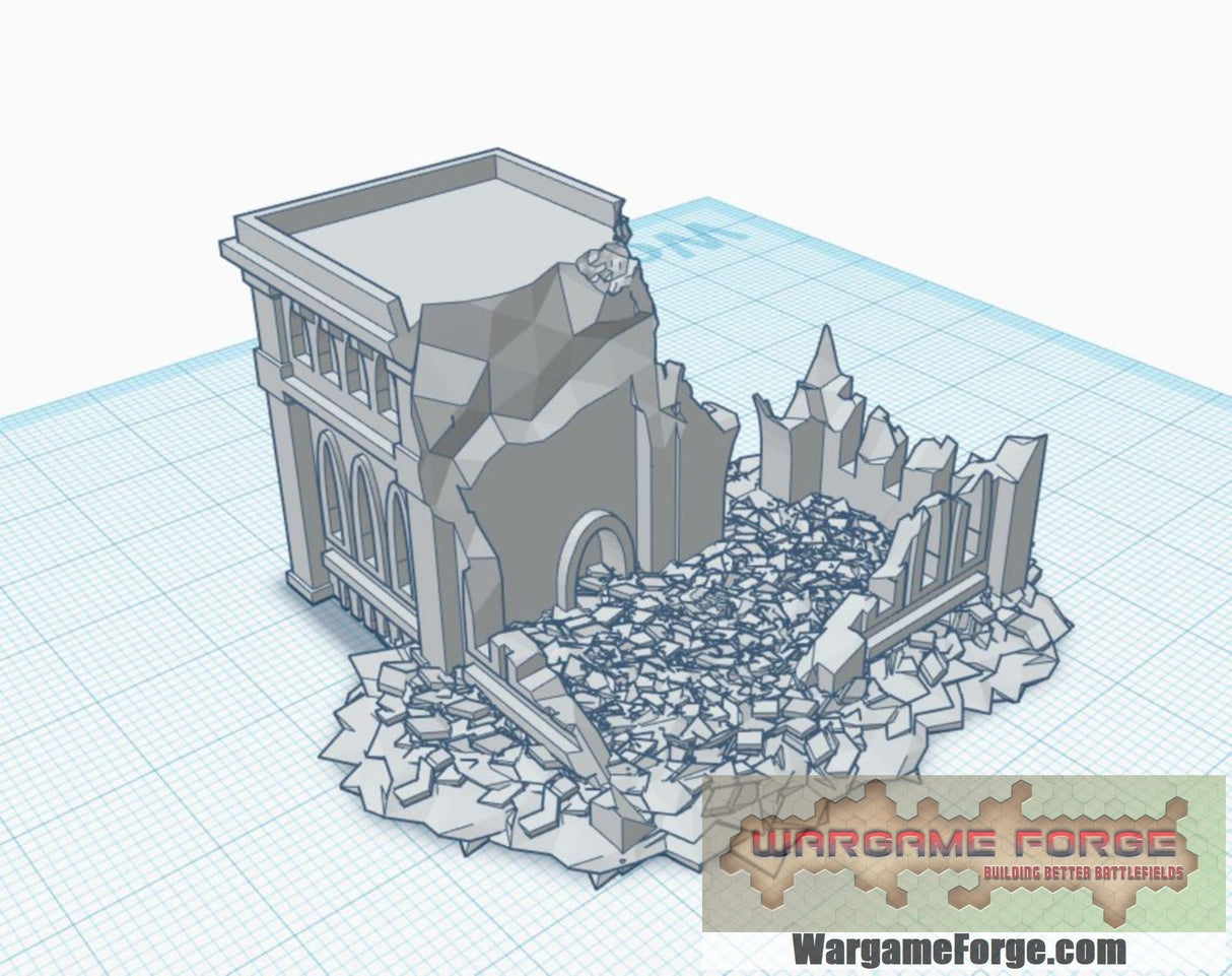 6mm / 8mm Gothic Ruins Mega Bundle (100 STLs)