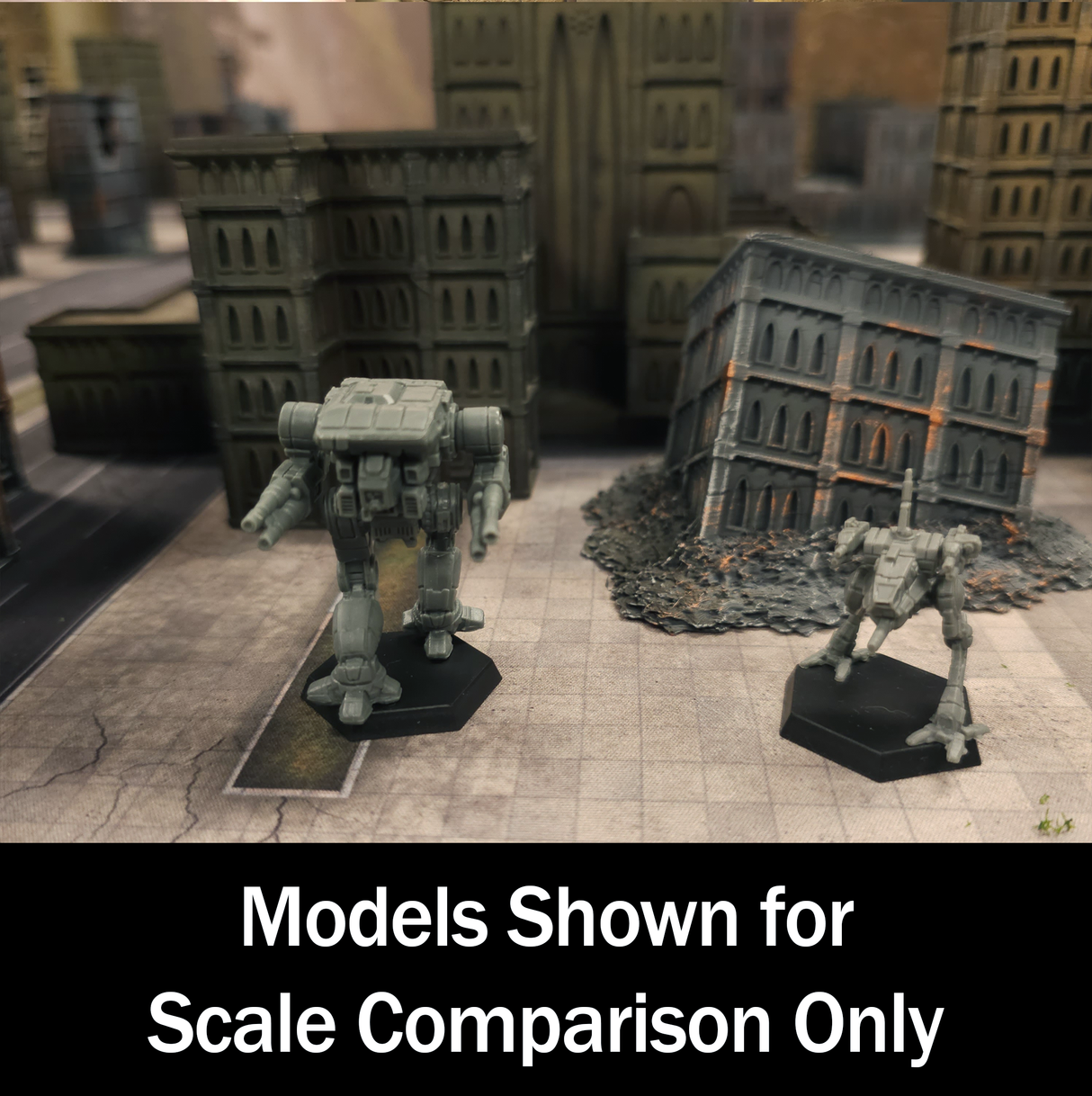 8mm Gothic Terrain Printed Starter Set - Printed for You (8 buildings)