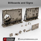 Ruined Billboards and Signs