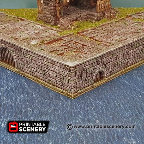 Arcanist’s Stone Canal Walls