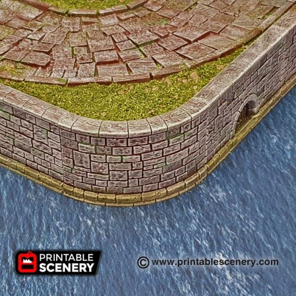 Arcanist’s Stone Canal Walls