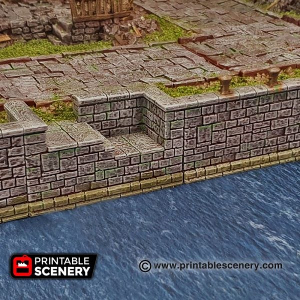 Arcanist’s Stone Canal Walls