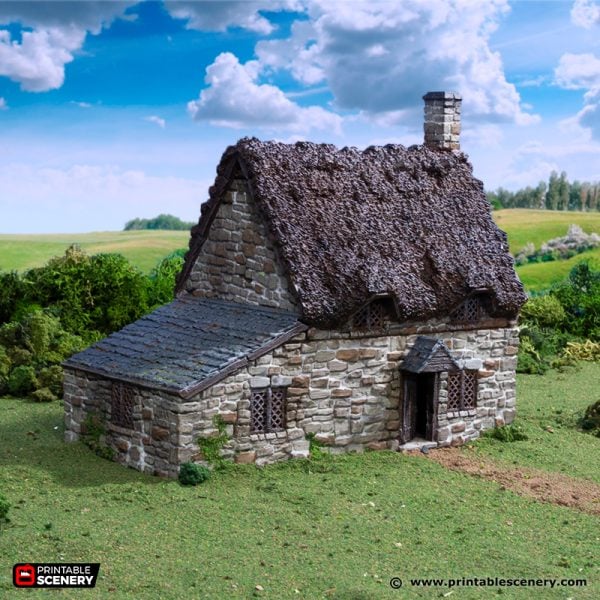 Dnd Small House with Base Village Cottage Tabletop Scatter selling Terrain RPG Dungeons and Dragons Games | Game Scape 3D