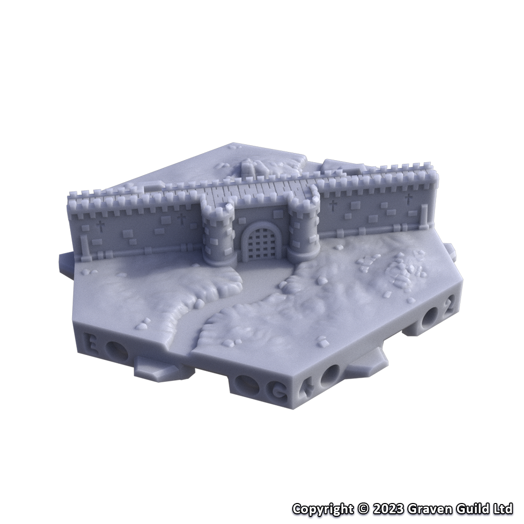 EG42 - EC Great Wall Gatehouse A-D River C-F - Hexton Hills Single Tile