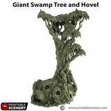 Giant Swamp Tree And Hovel