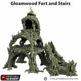 Gloamwood Fort And Stairs