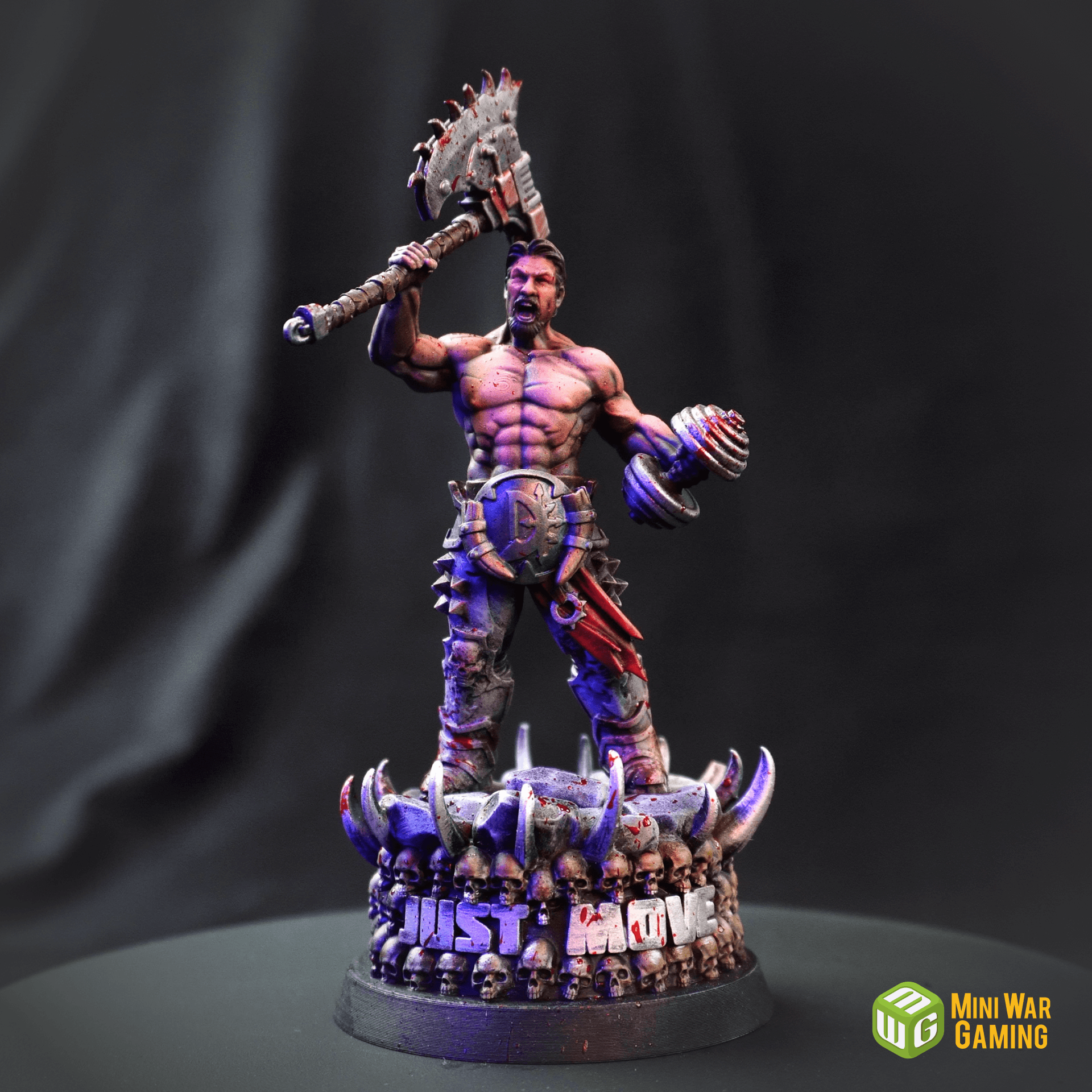 Berserker Dave - JUST MOVE Mini – The MiniWarGaming Forge