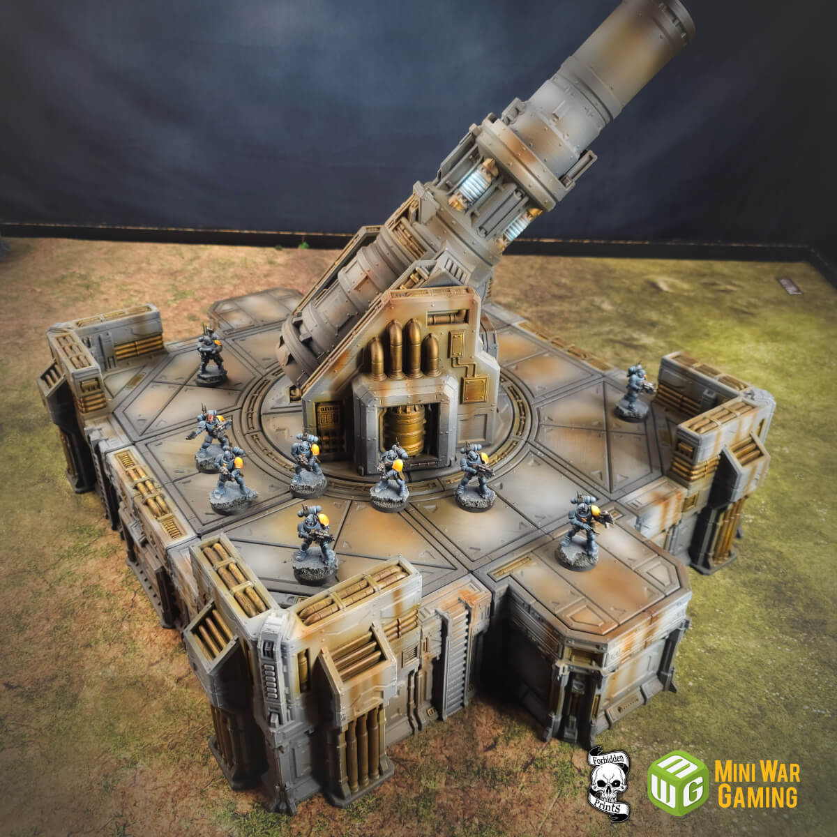 B.F.G2 Fortified Massive Sci-Fi Artillery Emplacement