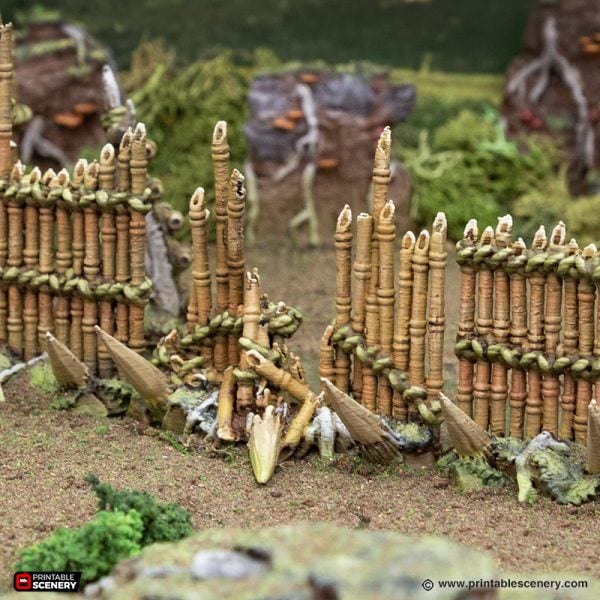 Ruined Bamboo Barricades