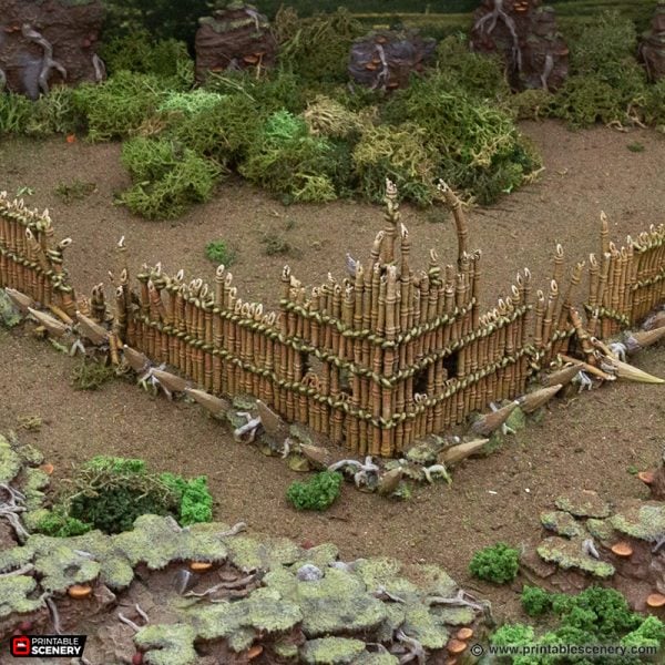 Ruined Bamboo Barricades