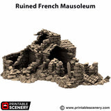 Ruined French Mausoleum