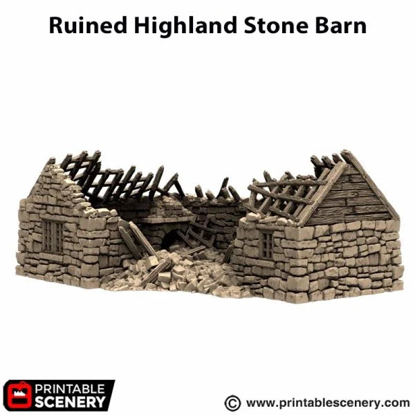 Ruined Highland Stone Barn