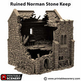 Ruined Norman Stone Keep