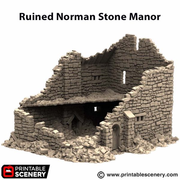 Ruined Norman Stone Manor