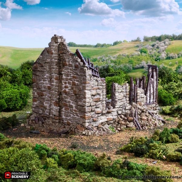 Ruined Barlyway Cottage