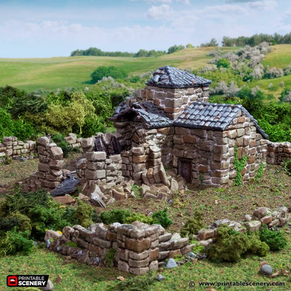 Ruined French Mausoleum