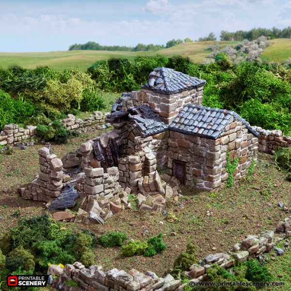 Ruined French Mausoleum