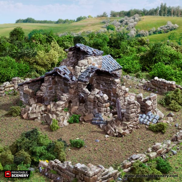 Ruined French Mausoleum