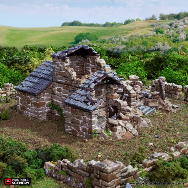 Ruined French Mausoleum