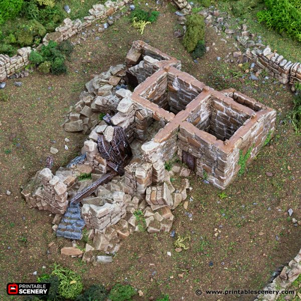 Ruined French Mausoleum