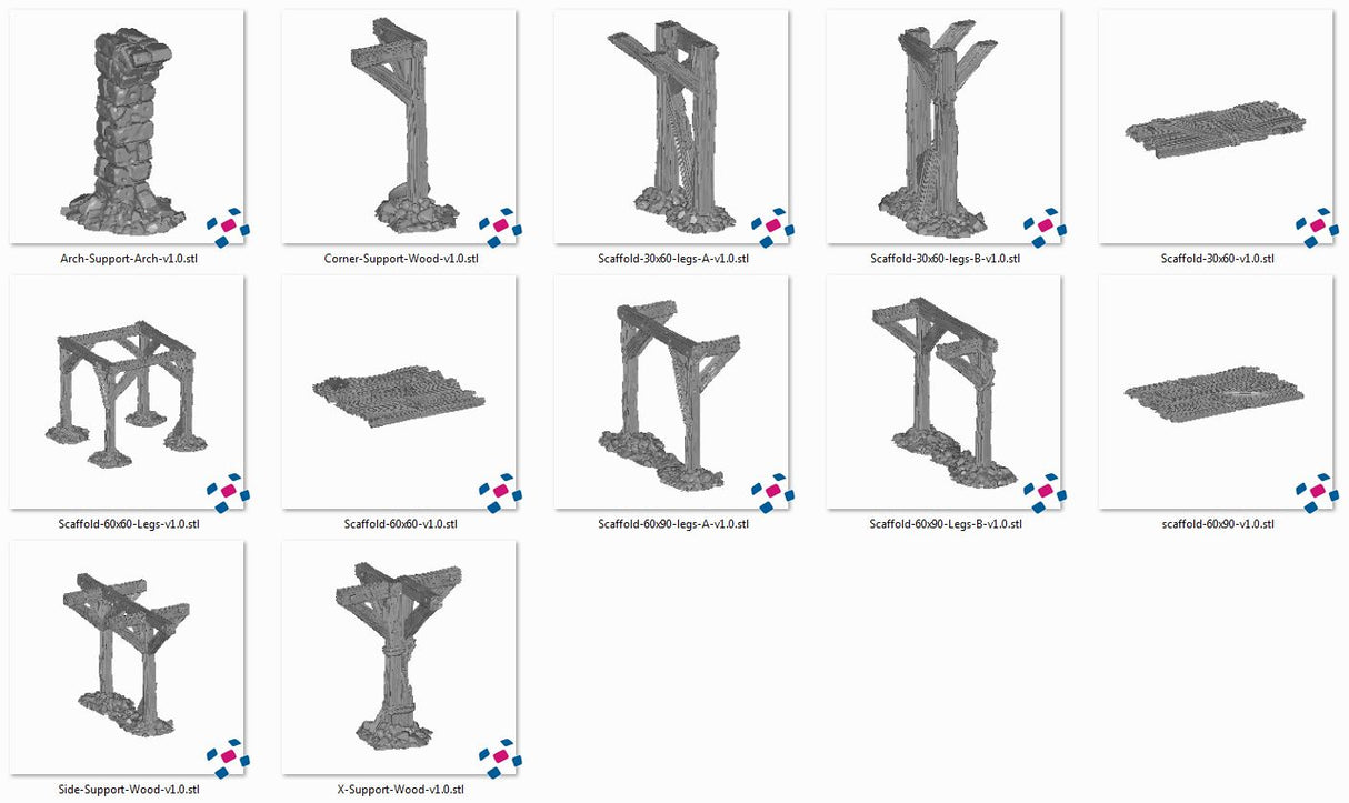 Shadowfey Scaffolding and Support Columns