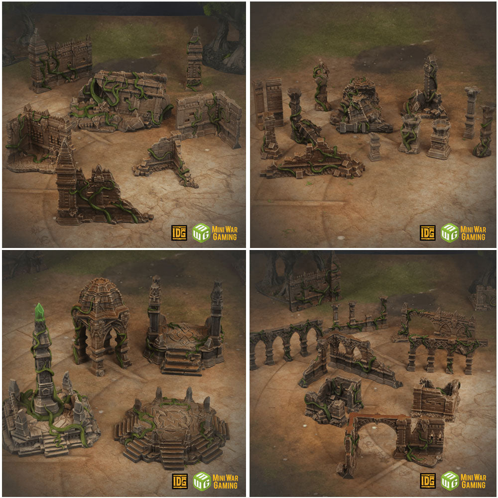 Drakenfell Jungle Ruins Starter Terrain Set (STL)