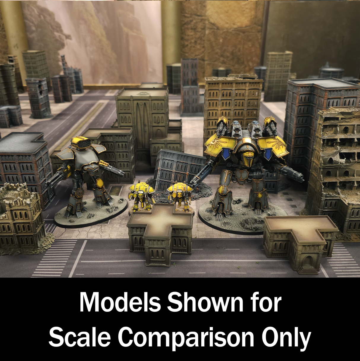 Full 6'x4' Table of 8mm Gothic Terrain - Printed for You (70 buildings)