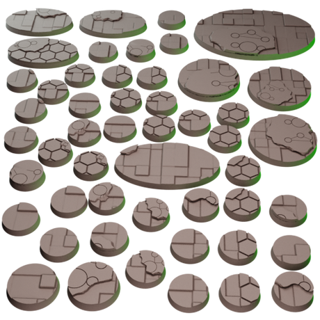 Skaventide Bases - Resin Base Set for Skaven (Age of Sigmar Skaventide Starter Box Set)