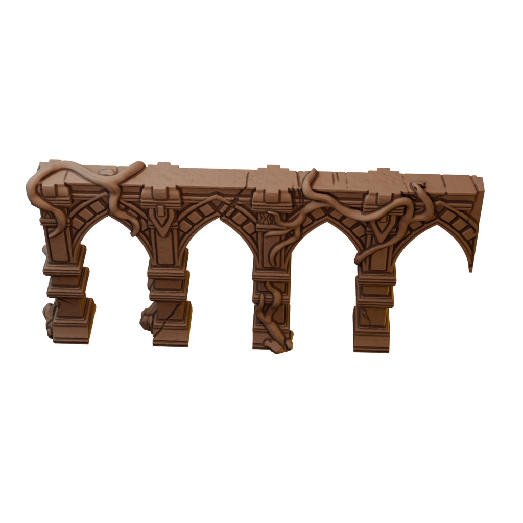 Complete Set Of Jungle Stone Temple Ruins (STL)