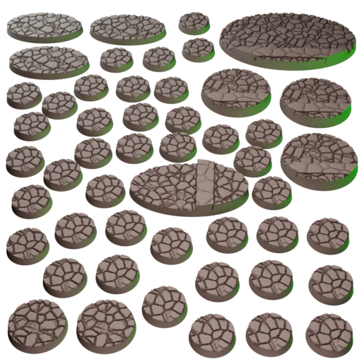 Skaventide Bases - Resin Base Set for Skaven (Age of Sigmar Skaventide Starter Box Set)