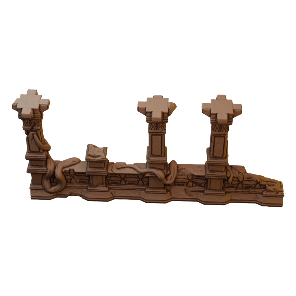 Complete Set Of Jungle Stone Temple Ruins (STL)