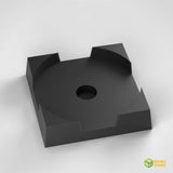 25mm round to 25mm square base 1x1 Movement Tray Converter