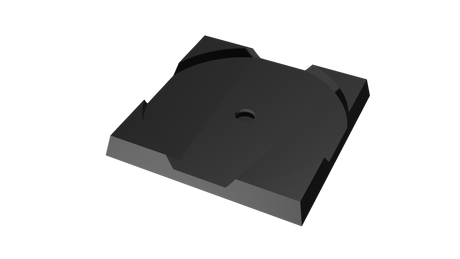 50mm round to 50mm square base 1x1 Movement Tray Converter