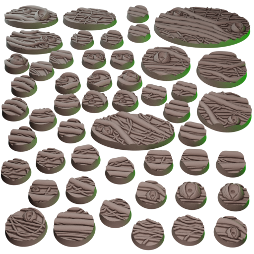 Skaventide Bases - Resin Base Set for Skaven (Age of Sigmar Skaventide Starter Box Set)