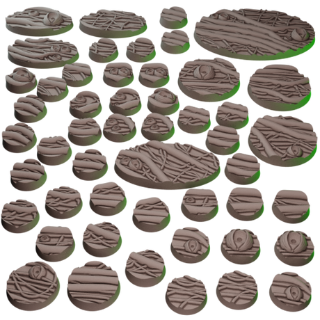 Skaventide Bases - Resin Base Set for Skaven (Age of Sigmar Skaventide Starter Box Set)