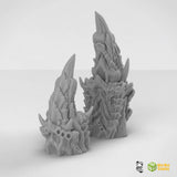 Giant Chitinous Alien Hive Spikes