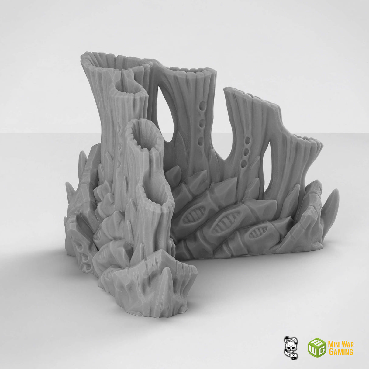 Bio-Engineered Alien Hive Smokestacks