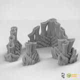 Bio-Engineered Alien Hive Smokestacks