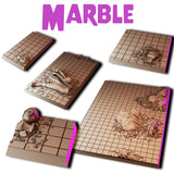 Marble Square Bases