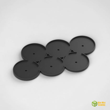 Round Movement Tray - 6x 65mm Bases with Optional Magnet Slots