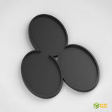 Oval Movement Tray (3 Models) - 90x52mm Base with Optional Magnet Slots