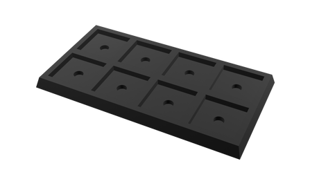 20mm to 25mm square base 4x2 Movement Tray Converter