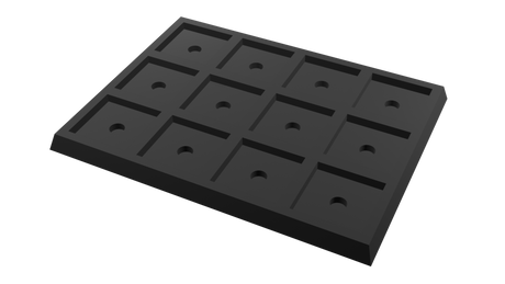 20mm to 25mm square base 4x3 Movement Tray Converter