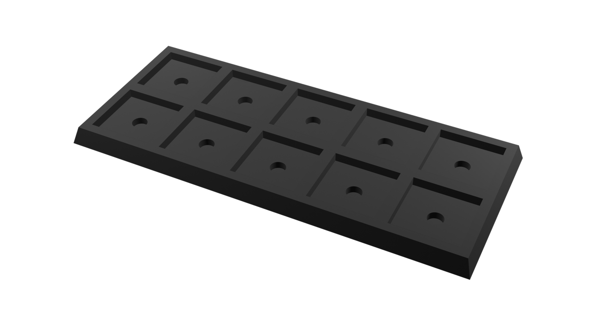 20mm to 25mm square base 5x2 Movement Tray Converter