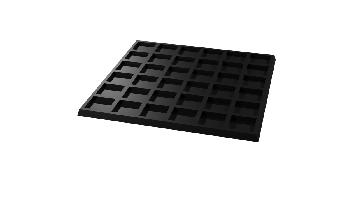 20mm to 25mm square base 6x6 Movement Tray Converter