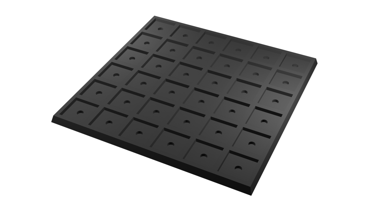 20mm to 25mm square base 6x6 Movement Tray Converter