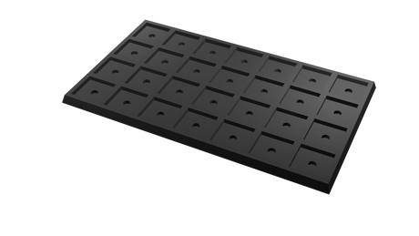 20mm to 25mm square base 7x4 Movement Tray Converter