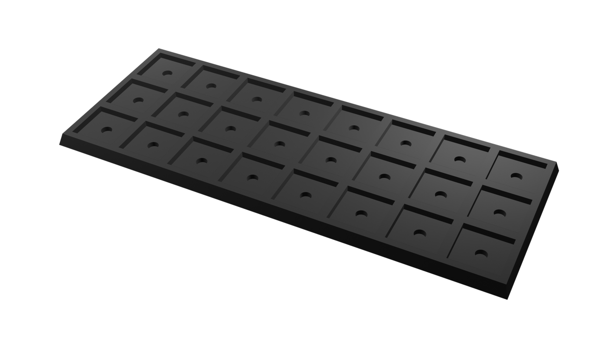 20mm to 25mm square base 8x3 Movement Tray Converter