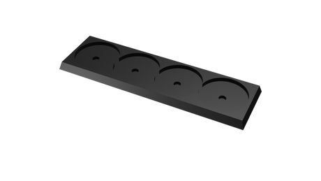 32mm round to 30mm square base 4x1 Movement Tray Converter