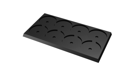 32mm round to 30mm square base 4x2 Movement Tray Converter